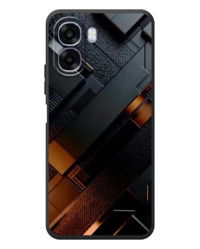 Чехол для OPPO A6x с картинкой «Черные геометрические блоки» Чехол для OPPO A6x с картинкой «Черные геометрические блоки»