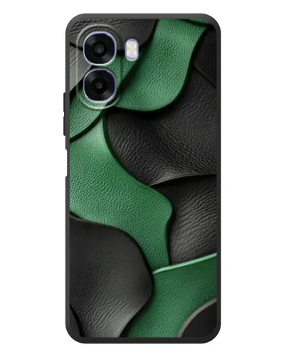 Чехол для OPPO A6x с картинкой «Зеленые кожаные волны» Чехол для OPPO A6x с картинкой «Зеленые кожаные волны»