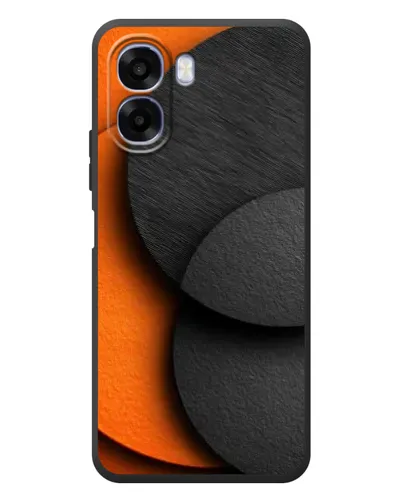 Чехол для OPPO A6x с картинкой «Геометрия оранжевых кругов» Чехол для OPPO A6x с картинкой «Геометрия оранжевых кругов»
