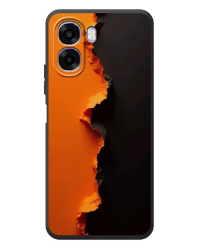 Чехол для OPPO A6x с картинкой «Оранжевый разлом» Чехол для OPPO A6x с картинкой «Оранжевый разлом»