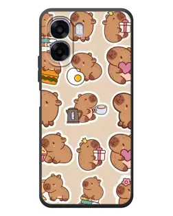 Чохол для OPPO A6x з картинкою «Капібари паттерн» Чохол для OPPO A6x з картинкою «Капібари паттерн»