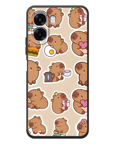 Чохол для OPPO A6x з картинкою «Капібари паттерн» Чохол для OPPO A6x з картинкою «Капібари паттерн»