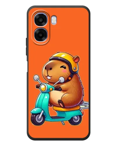 Чохол для OPPO A6x з картинкою «Капібара на скутері» Чохол для OPPO A6x з картинкою «Капібара на скутері»