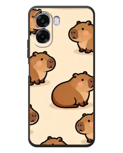 Чохол для OPPO A6x з картинкою «Паттерн милих капібар» Чохол для OPPO A6x з картинкою «Паттерн милих капібар»