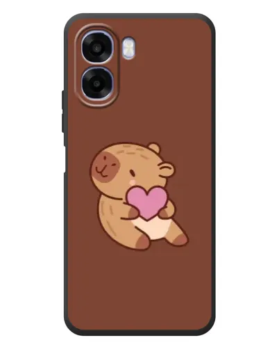 Чохол для OPPO A6x з картинкою «Капібара з серцем» Чохол для OPPO A6x з картинкою «Капібара з серцем»