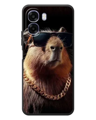 Чохол для OPPO A6x з картинкою «Капібара золотий ланцюг» Чохол для OPPO A6x з картинкою «Капібара золотий ланцюг»