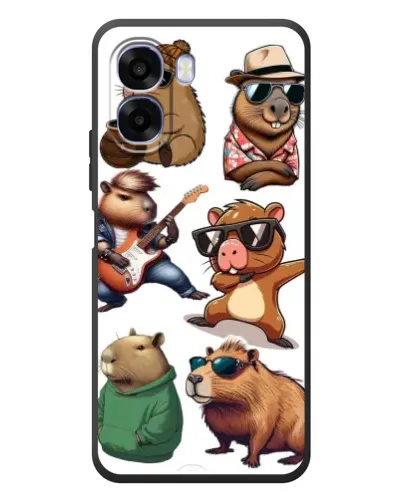 Чохол для OPPO A6x з картинкою «Круті капібари музиканти» Чохол для OPPO A6x з картинкою «Круті капібари музиканти»