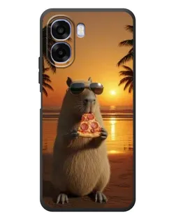 Чохол для OPPO A6x з картинкою «Капібара з піцою» Чохол для OPPO A6x з картинкою «Капібара з піцою»
