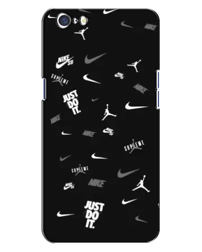 Чохол для OPPO A71 з картинкою «Nike Black Pattern» Чохол для OPPO A71 з картинкою «Nike Black Pattern»