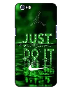 Чохол для OPPO A71 з картинкою «Зелений неоновий Nike»