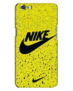 Чохол для OPPO A71 з картинкою «Жовтий текстурний Nike»