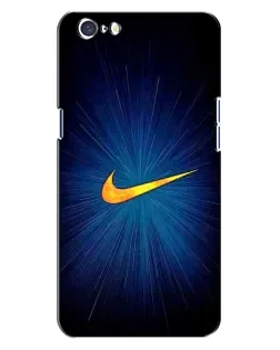 Чохол для OPPO A71 з картинкою «Синій пульс Nike» Чохол для OPPO A71 з картинкою «Синій пульс Nike»