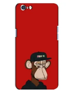 Чохол для OPPO A71 з картинкою «Bored Ape — червоний фон» Чохол для OPPO A71 з картинкою «Bored Ape — червоний фон»