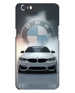 Чохол для OPPO A71 з картинкою «BMW в білому диму»