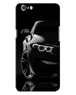 Чохол для OPPO A71 з картинкою «Чорна BMW — профіль»