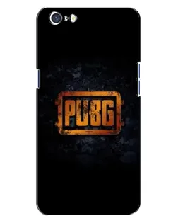 Чохол для OPPO A71 з картинкою «PUBG — золотий логотип»