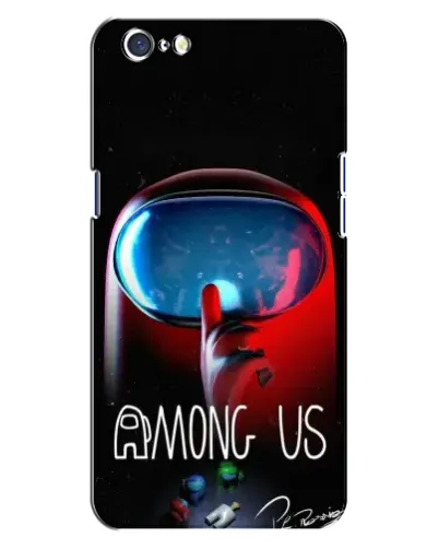 Чохол для OPPO A71 з картинкою «Червоний імпостер — макро»