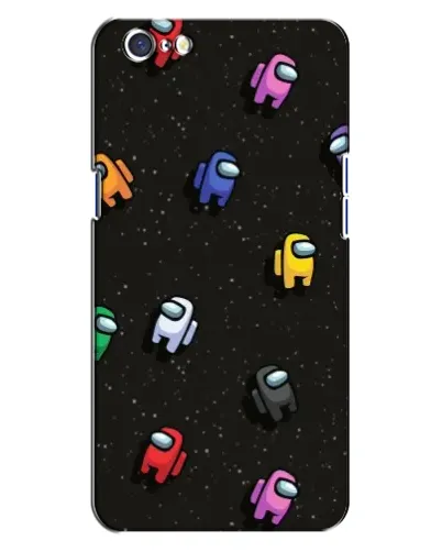 Чохол для OPPO A71 з картинкою «Космічний патерн Among Us»