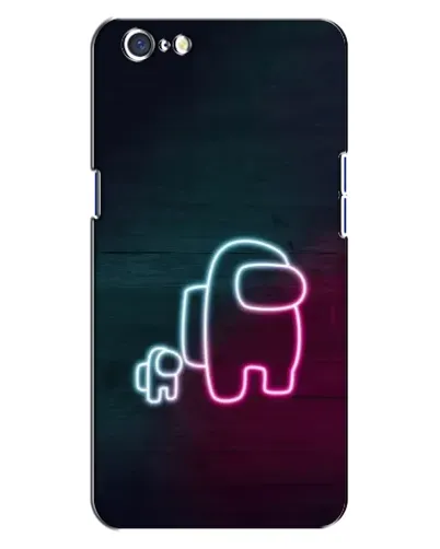 Чохол для OPPO A71 з картинкою «Among Us неон-арт»