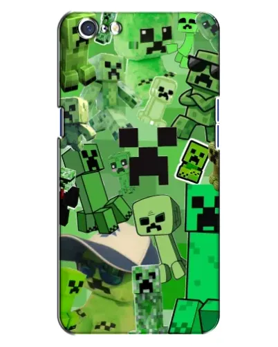 Чехол для OPPO A71 с картинкой «Криперы Minecraft» Чехол для OPPO A71 с картинкой «Криперы Minecraft»