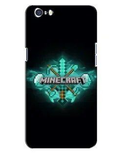 Чехол для OPPO A71 с картинкой «Minecraft Diamond лого»