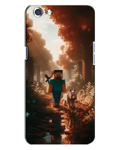 Чехол для OPPO A71 с картинкой «Стив в лесу» Чехол для OPPO A71 с картинкой «Стив в лесу»