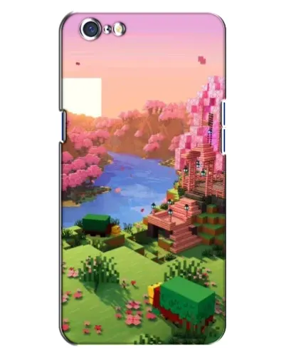 Чехол для OPPO A71 с картинкой «Розовое дерево Minecraft» Чехол для OPPO A71 с картинкой «Розовое дерево Minecraft»