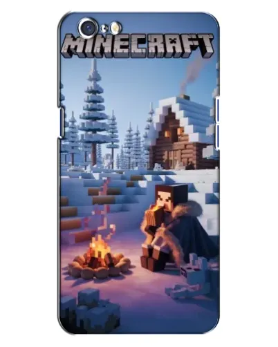 Чехол для OPPO A71 с картинкой «Зимний Minecraft» Чехол для OPPO A71 с картинкой «Зимний Minecraft»