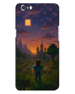 Чехол для OPPO A71 с картинкой «Стив у башни»