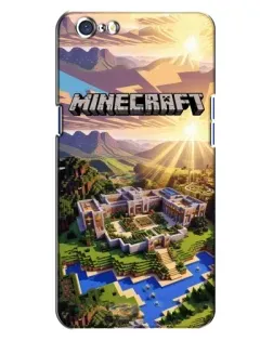 Чехол для OPPO A71 с картинкой «Minecraft панорама»
