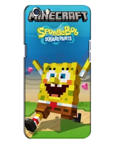 Чохол для OPPO A71 з картинкою «Губка Боб Minecraft» Чохол для OPPO A71 з картинкою «Губка Боб Minecraft»