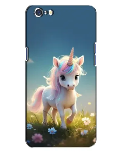 Чохол для OPPO A71 з картинкою «Єдиноріг на галявині»