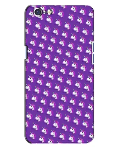 Чохол для OPPO A71 з картинкою «Єдинороги на фіолетовому»