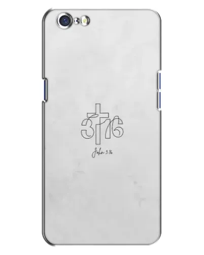 Чохол для OPPO A71 з картинкою «Івана 3:16 Хрест» Чохол для OPPO A71 з картинкою «Івана 3:16 Хрест»