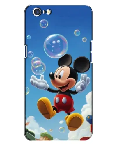 Чохол для OPPO A71 з картинкою «Mickey та мильні бульбашки»