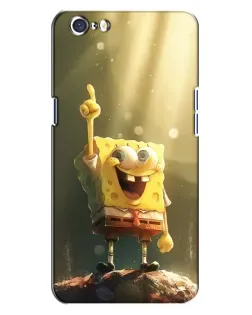 Чохол для OPPO A71 з картинкою «Сяючий Спанч Боб»