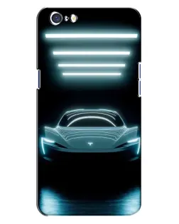 Чохол для OPPO A71 з картинкою «Tesla в неоні» Чохол для OPPO A71 з картинкою «Tesla в неоні»