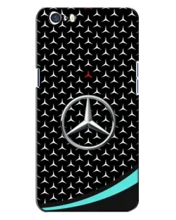 Чохол для OPPO A71 з картинкою «Mercedes — бірюзовий акцент»