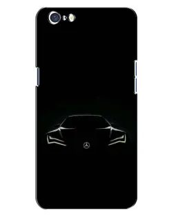 Чохол для OPPO A71 з картинкою «Mercedes — силует авто»