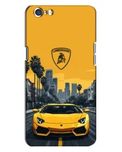 Чехол для OPPO A71 с картинкой «Желтый Lamborghini город» Чехол для OPPO A71 с картинкой «Желтый Lamborghini город»