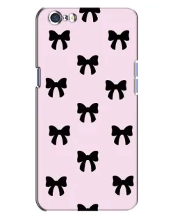 Чохол для OPPO A71 з картинкою «Чорні банти Coquette»