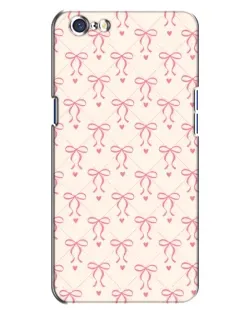 Чохол для OPPO A71 з картинкою «Рожеві бантики Coquette»