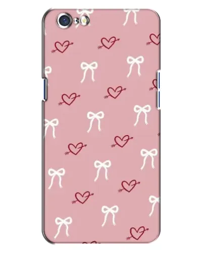 Чохол для OPPO A71 з картинкою «Серця та банти» Чохол для OPPO A71 з картинкою «Серця та банти»