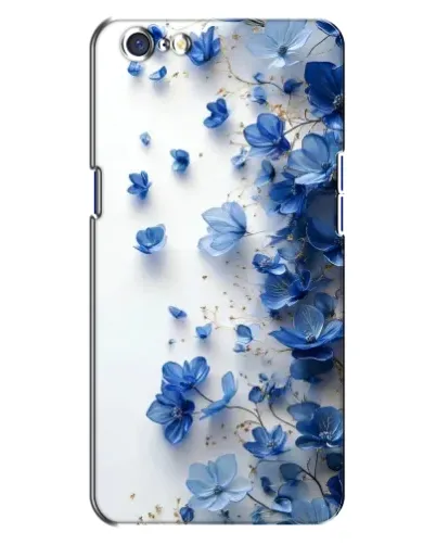 Чехол для OPPO A71 с картинкой «Голубой цветочный каскад» Чехол для OPPO A71 с картинкой «Голубой цветочный каскад»