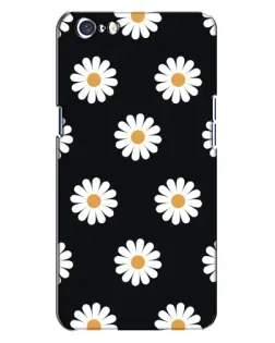Чехол для OPPO A71 с картинкой «Ромашки на черном» Чехол для OPPO A71 с картинкой «Ромашки на черном»