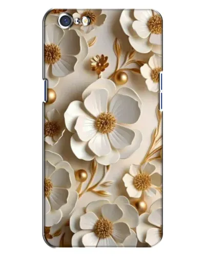 Чехол для OPPO A71 с картинкой «Белие бумажние цвети» Чехол для OPPO A71 с картинкой «Белие бумажние цвети»