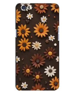 Чехол для OPPO A71 с картинкой «Узор из маленьких подсолнухов» Чехол для OPPO A71 с картинкой «Узор из маленьких подсолнухов»