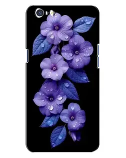 Чехол для OPPO A71 с картинкой «Фиолетовые цветы с росою» Чехол для OPPO A71 с картинкой «Фиолетовые цветы с росою»