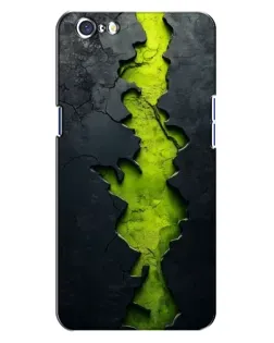 Чохол для OPPO A71 з картинкою «Салатовий розлом скелі»