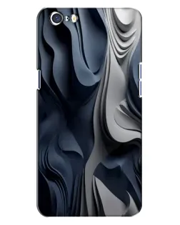 Чохол для OPPO A71 з картинкою «Об'ємні сині складки»